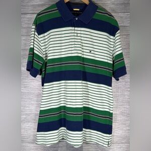 Tommy Hilfiger Short Sleeve Bold Strip Men's Polo Style Shirt Size XL
